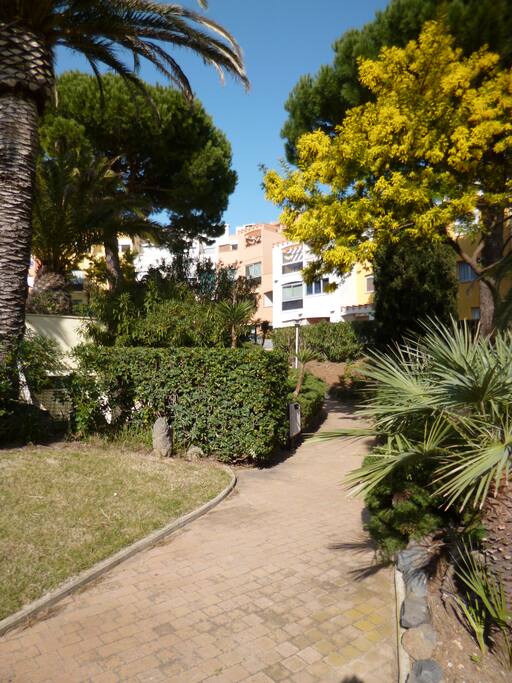 Jardin de la résidence