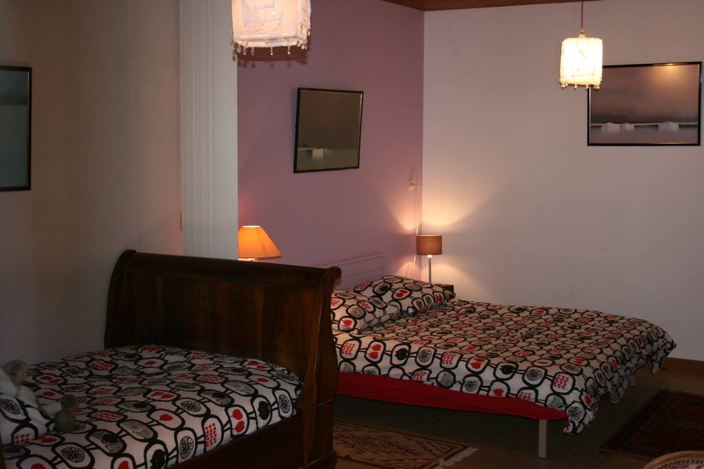 Chambrer parme Lit 1,80 et 1,20