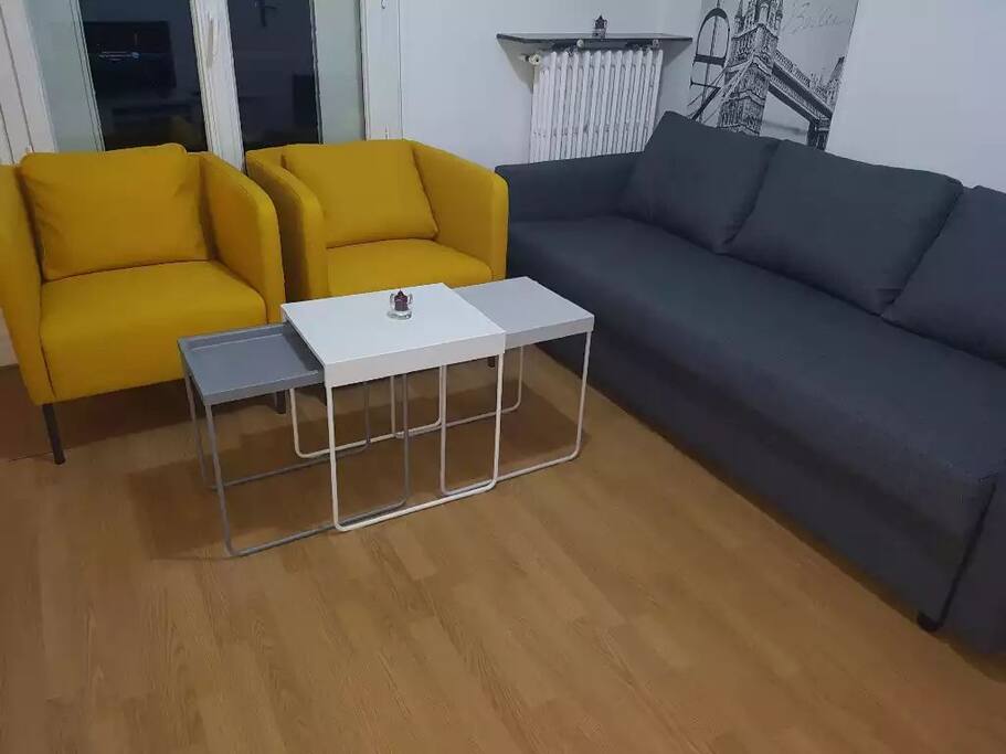 Joli salon rénové