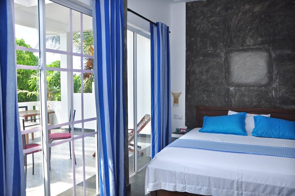 airy room with amazing view