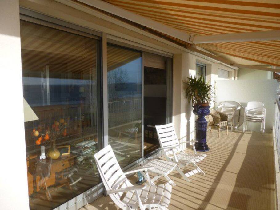 Terrasse face mer