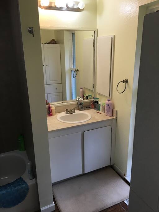 Only private bath in the house. (3 full baths in the house)