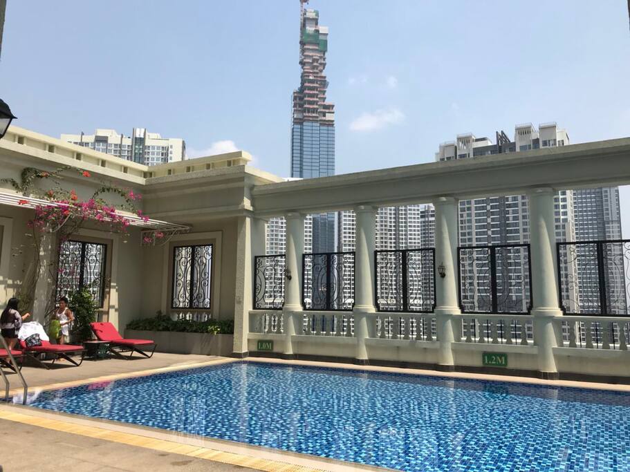 Rooftop swimming pool
