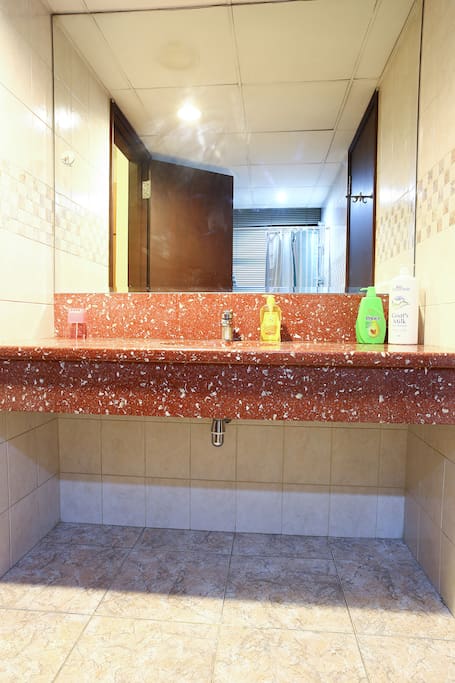 Attached Private Bathroom and Toilet