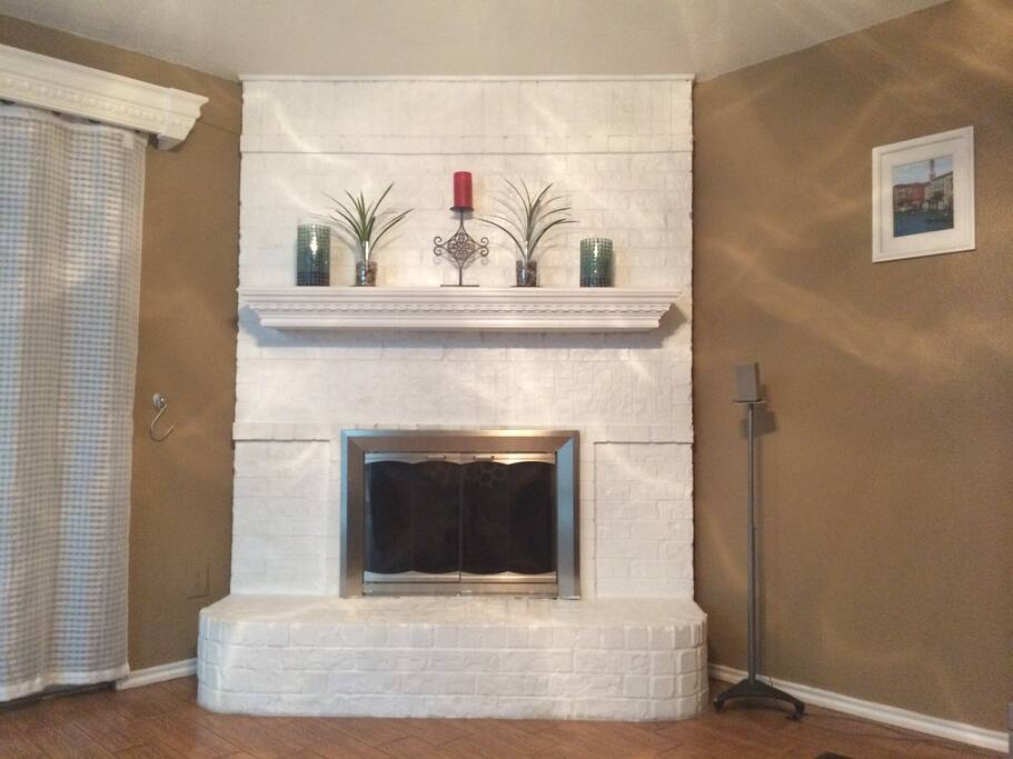 Fireplace not used in Texas much