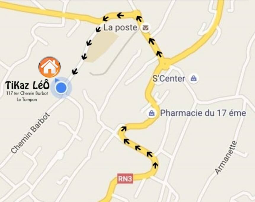 Plan pour nous trouver facilement