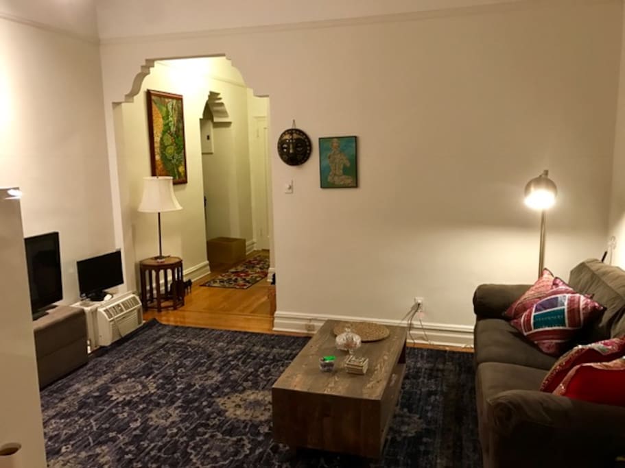 Living room area - inclusive of pull out couch