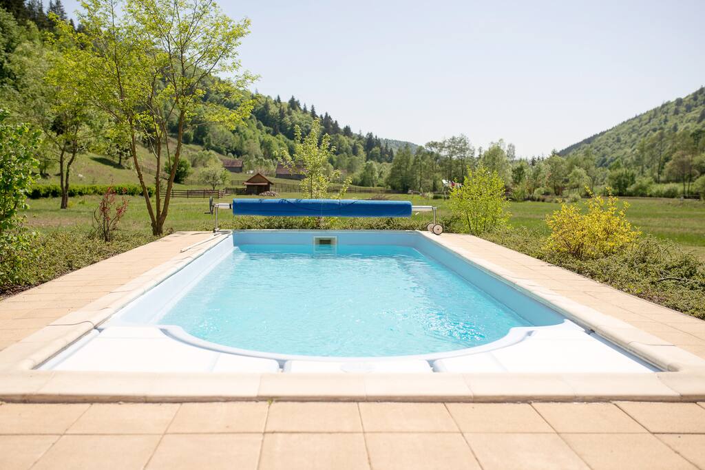 Have a swim in the pool during a hot summer day