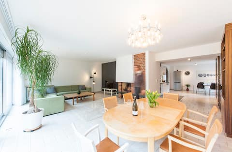 3-room apartment with solar terrace and garden