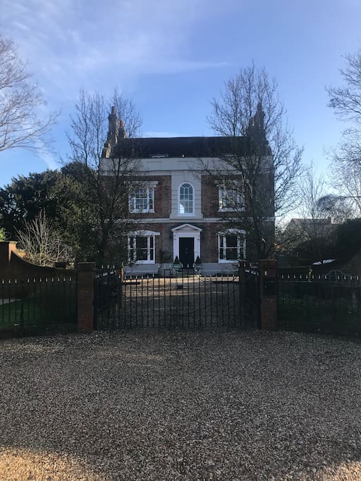 View of house from the road