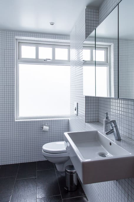 Bright and newly renovated bathroom