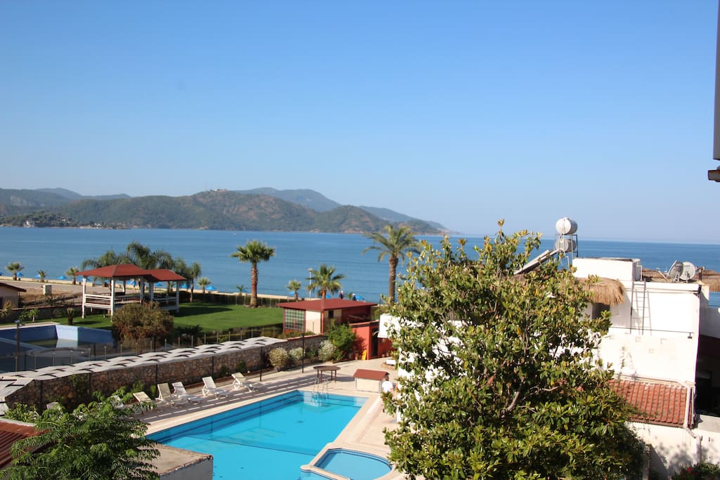 View from lower balcony