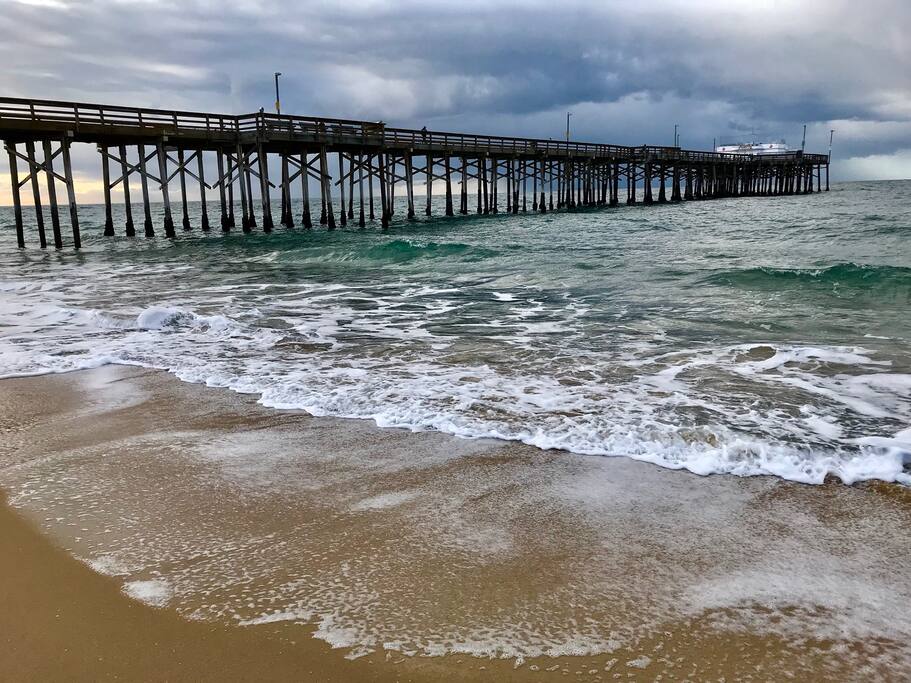 Pier (about four blocks)
