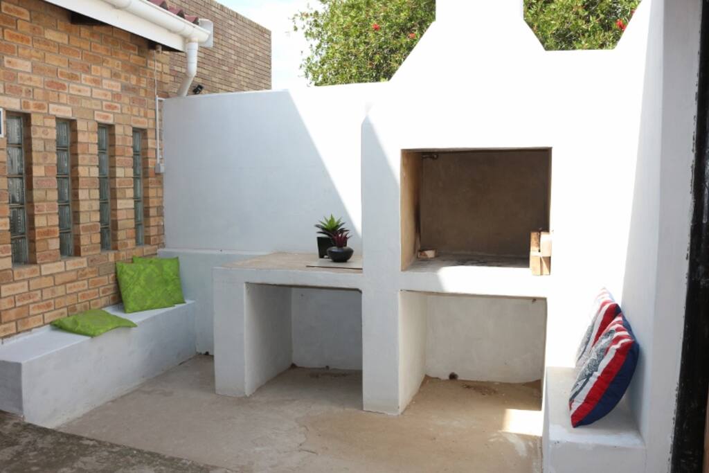 Private braai/bbq area