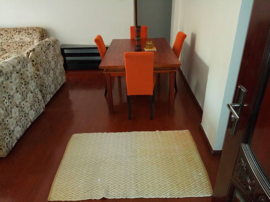 The entrance to the apartment