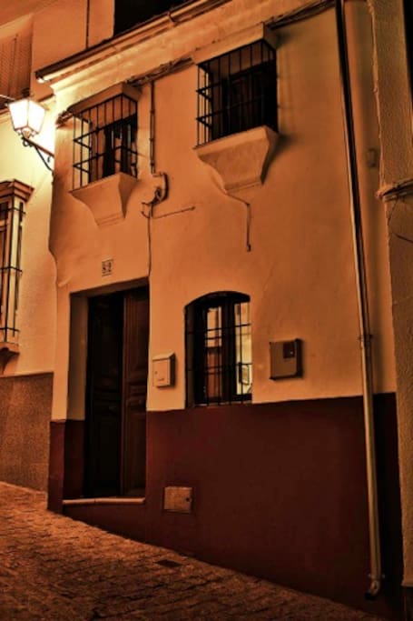 Front of House At Night