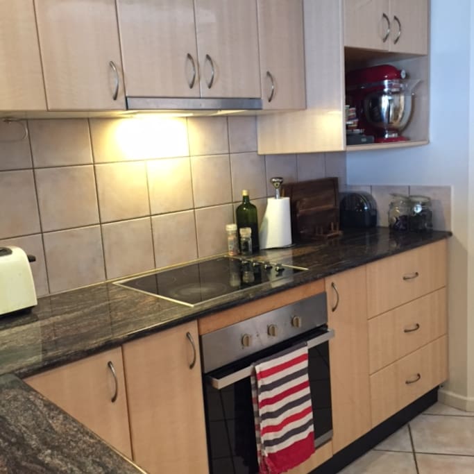 Fully equipped kitchen complete with Nespresso machine