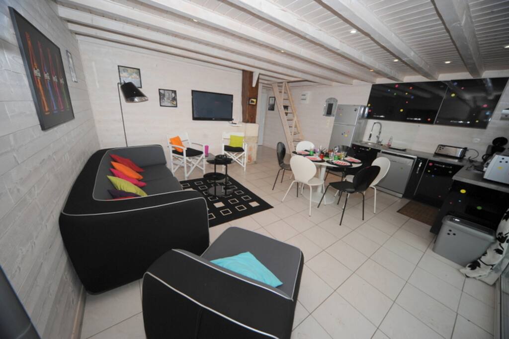 salon cuisine ouverte