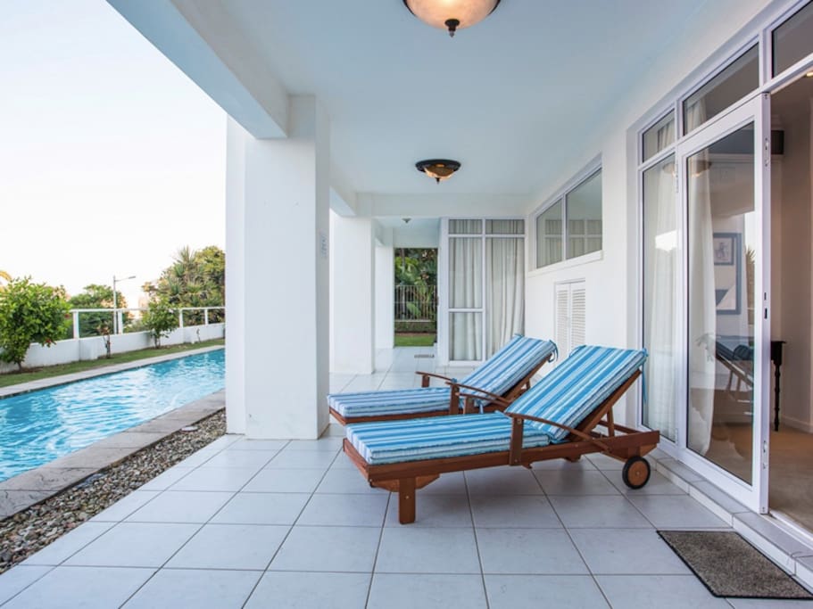 Poolside area