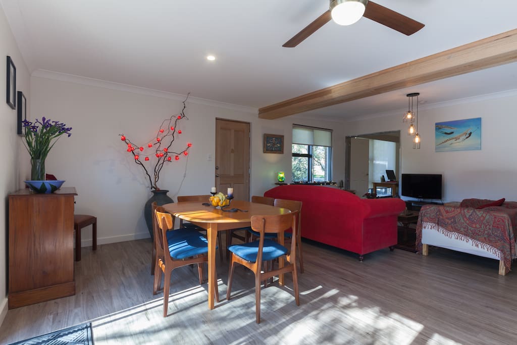 Large open plan living area
