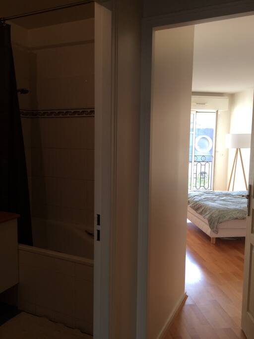 Room and bathroom