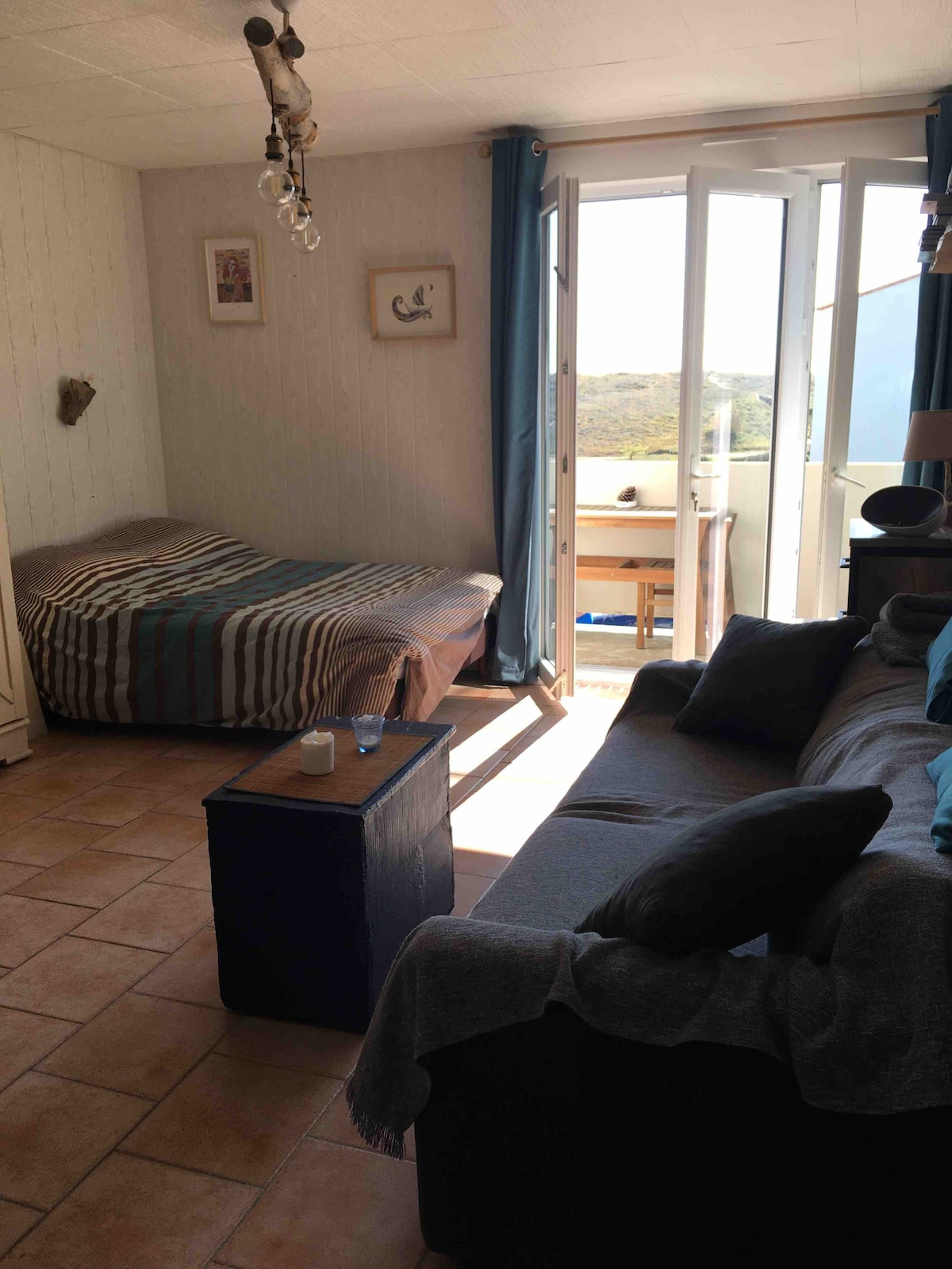 Successful Airbnb property: pleasant studio, view of the dunes in Saint Hilaire De Riez