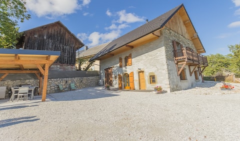 At Raymond and Martine's