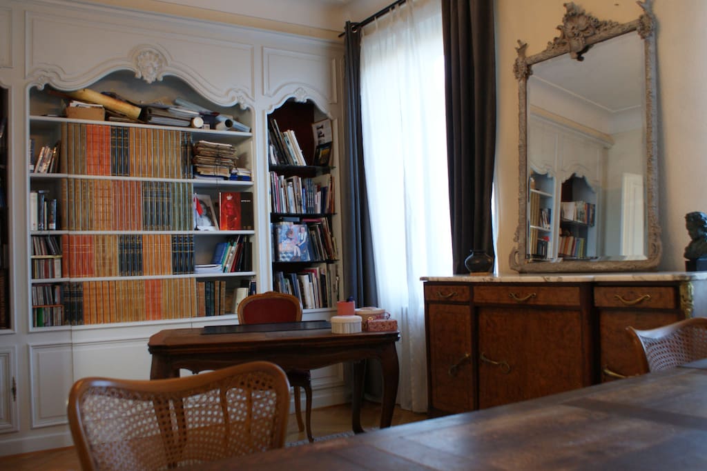 la salle à manger et le bureau