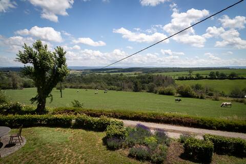 Rural cottage with private tennis: Le Planceneux