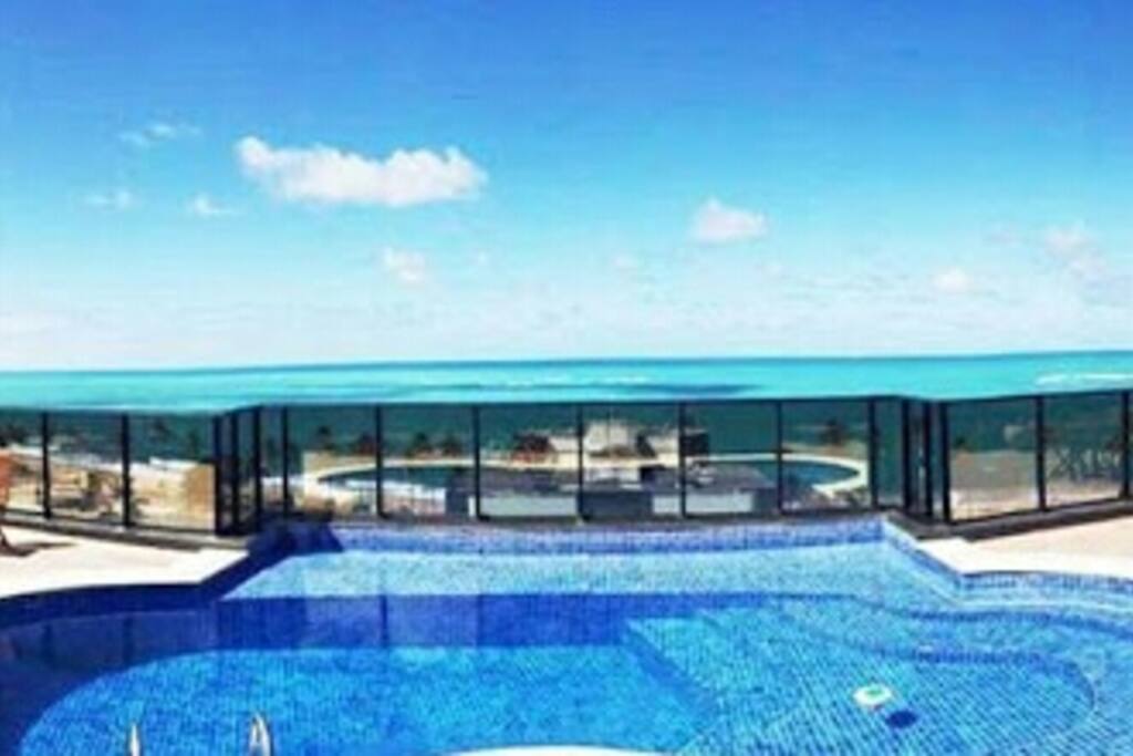Vista maravilhosa da cobertura
