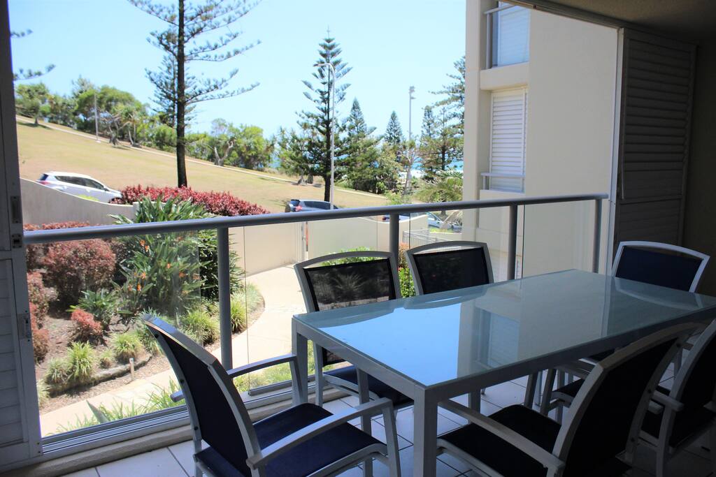 Balcony View, so close to the beach