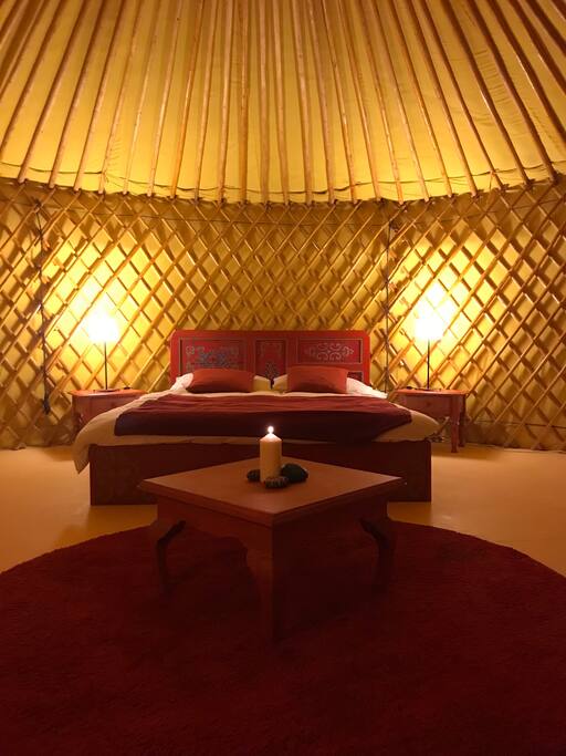 cama para dos personas