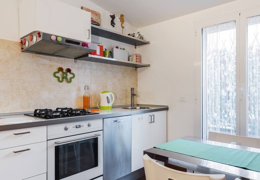 The equipped Kitchen