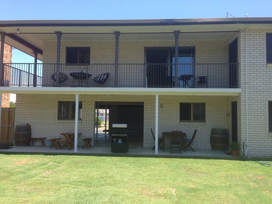 Rear yard and BBQ area