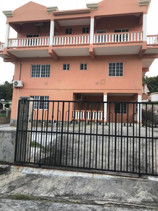 The front of the house