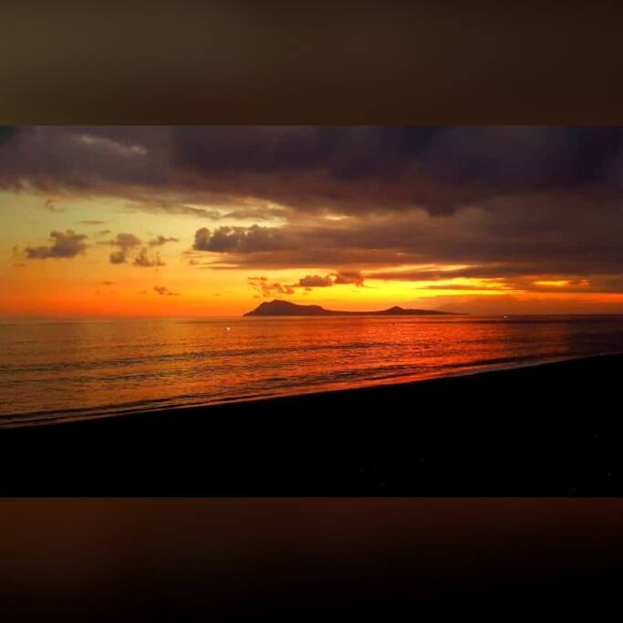 U can enjoy the sunset,