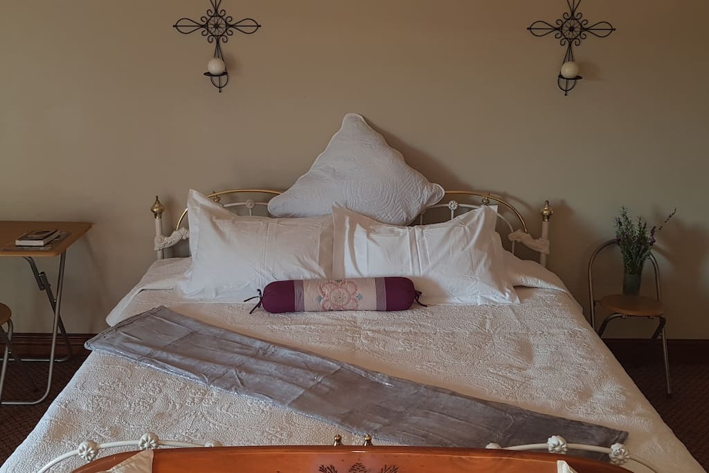 The king size bed