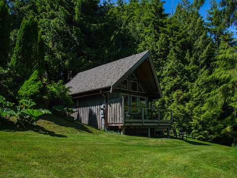 Osprey cabin Ocean front with hot tub, EV charger.