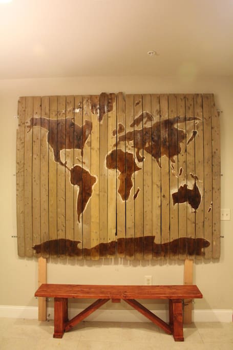 Wall Art in the living room.