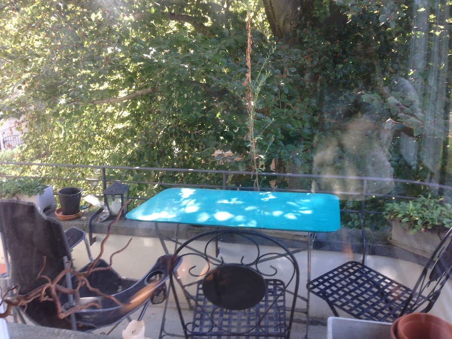 grosser Balkon