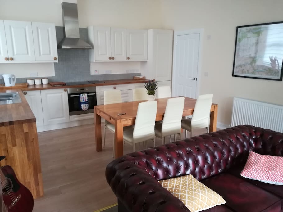 Open-plan living area