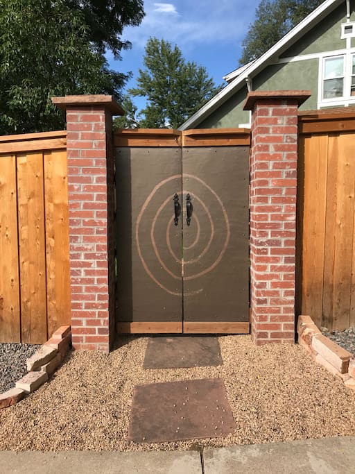 Your entrance to the B&B