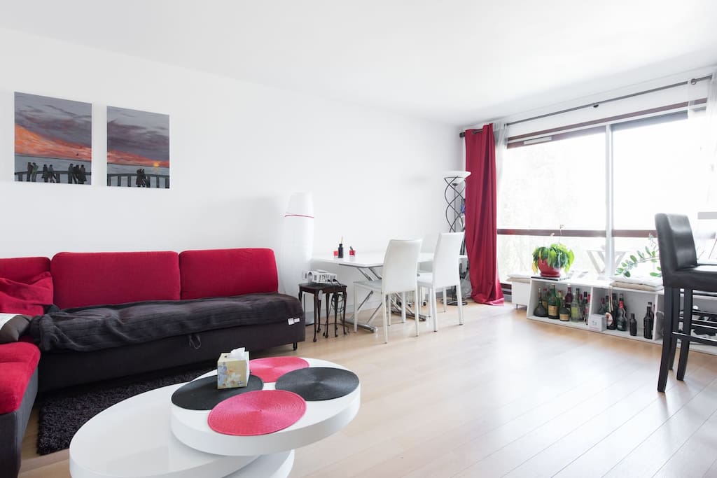 Bright and spacious living area