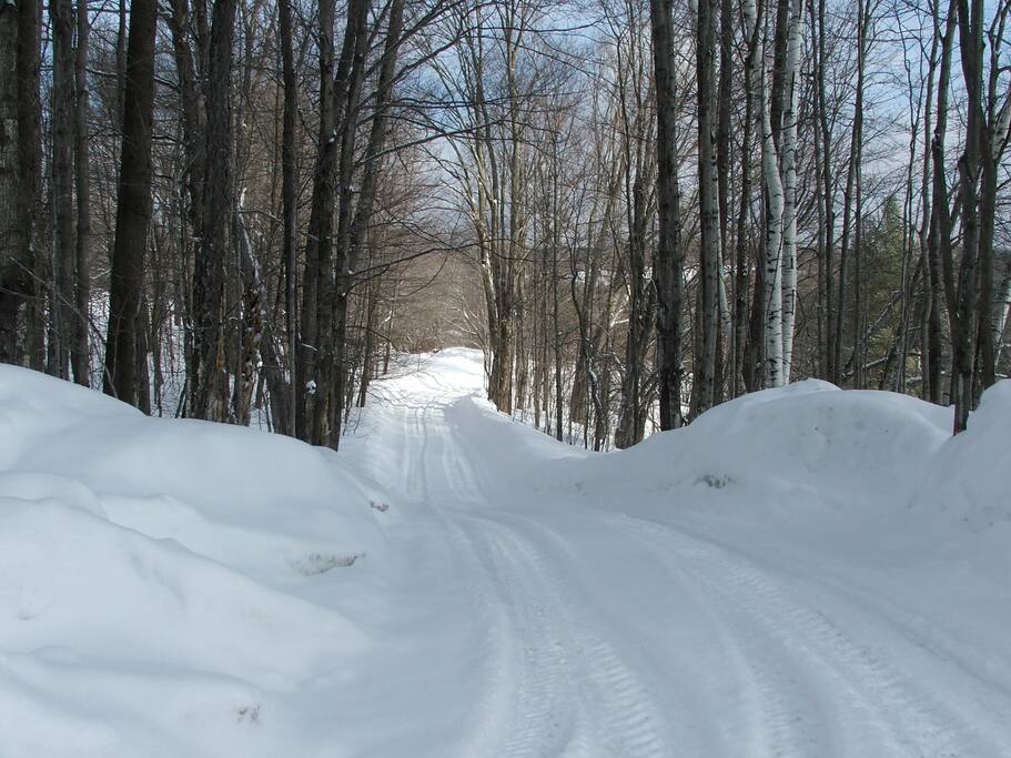 dont forget your snow shoes, or use ours!