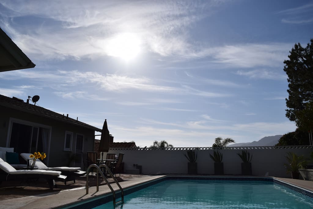 Backyard and Pool/ Mountain Views