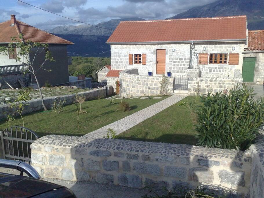 Villa from the parking area
