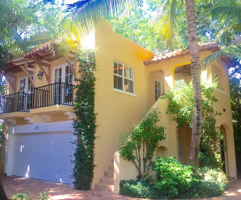 Your apartment and private patio.