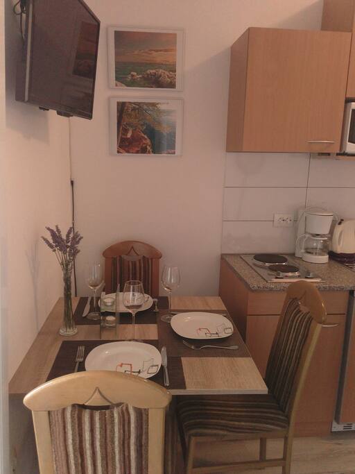Prostor za sjedenje kada u apartmanu borave 3 osobe