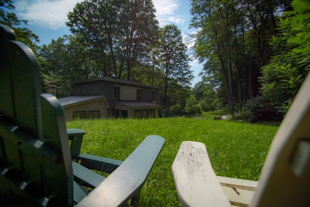 View from the fire pit, Summer