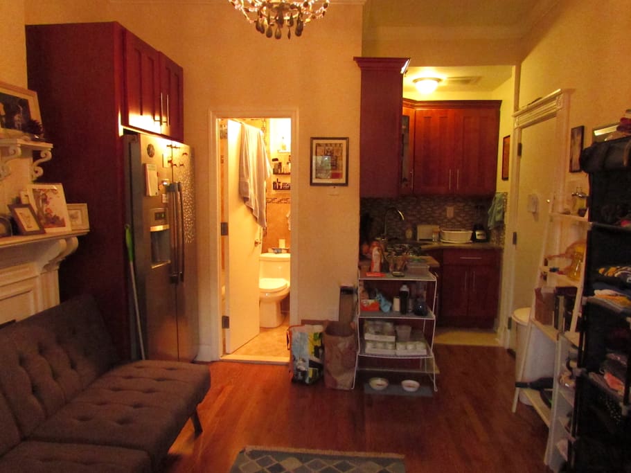 Generous space for 1-2 travelers.